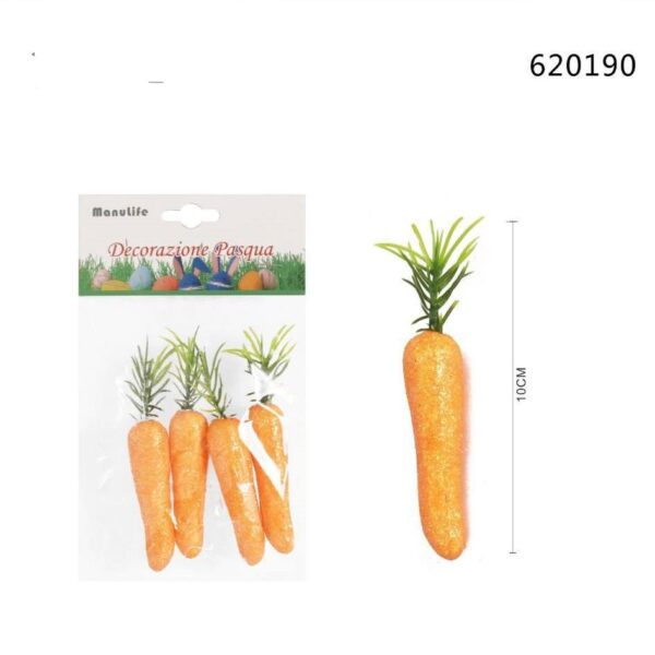 carote artificiali da decorazione