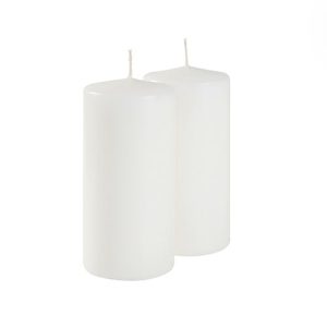 candele bianche h. 15 cm