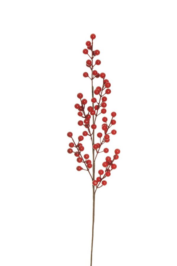 ramo artificiale bacche rosse h. 70 cm