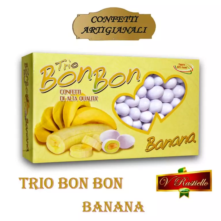 confetti al gusto banana